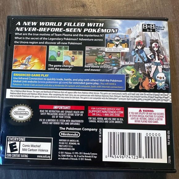 Nintendo Pokémon Black Version DS Game - Picture 3 of 8